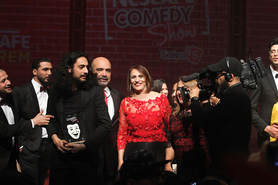 Finale 5ème saison Nescafé Comedy Show gagnant Ahmed Laajimi