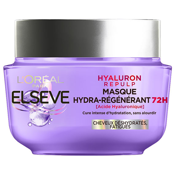 Elseve Hyaluron Repulp Masque Hydra-Régénérant pour Cheveux Déshydratés