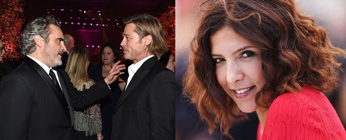 Kaouther Ben Hnia, Brad Pitt et Joaquin Phoenix
