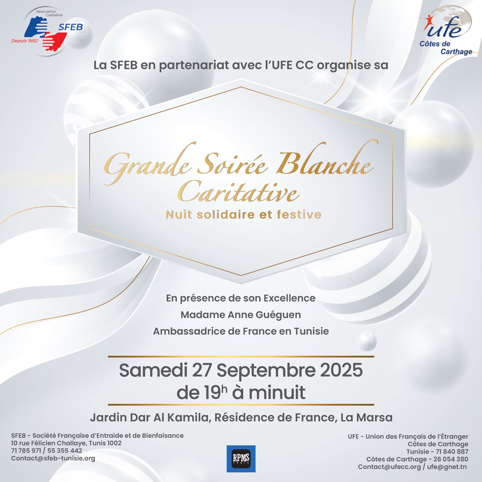SFEB & Soirée Blanche Caritative