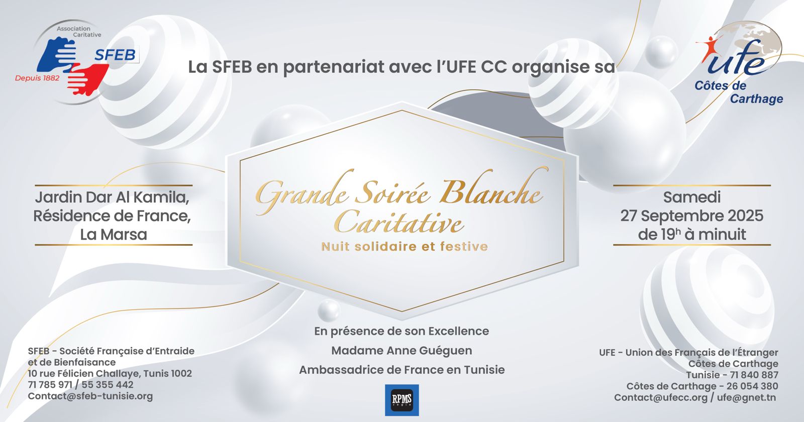 SFEB & Soirée Blanche Caritative