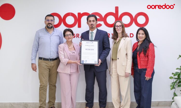 Ooredoo Tunisie & certification ISO 22301:2019