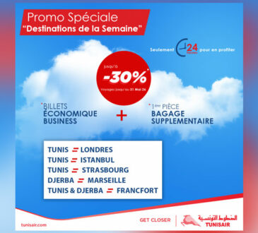 Destinations de la Semaine & Tunisair