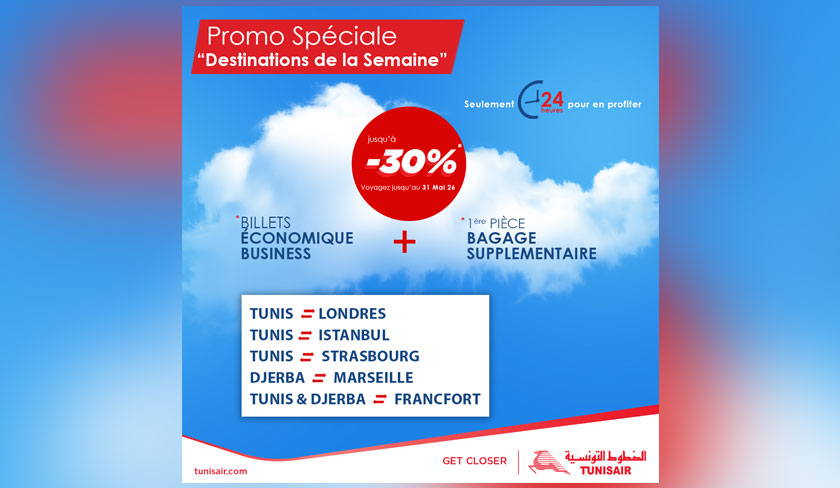 Destinations de la Semaine & Tunisair
