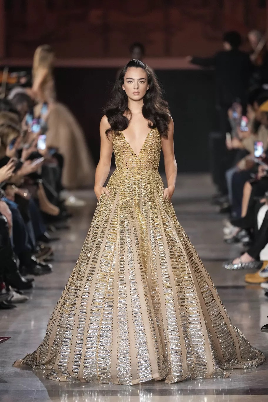 Eva Cassel Elie Saab Haute Couture Printemps été 2026