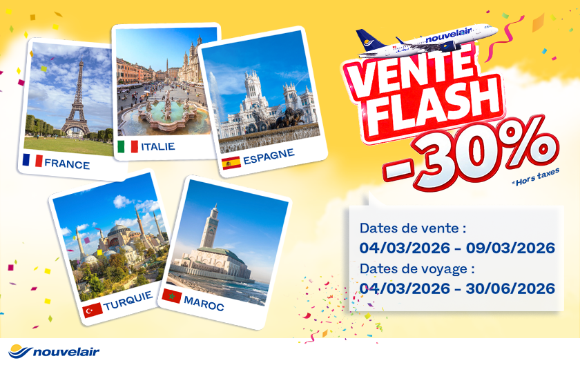 Nouvelair & vente flash